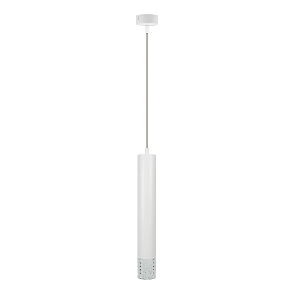 Lampada a sospensione Tubi bianca GU10 metallo Milagro