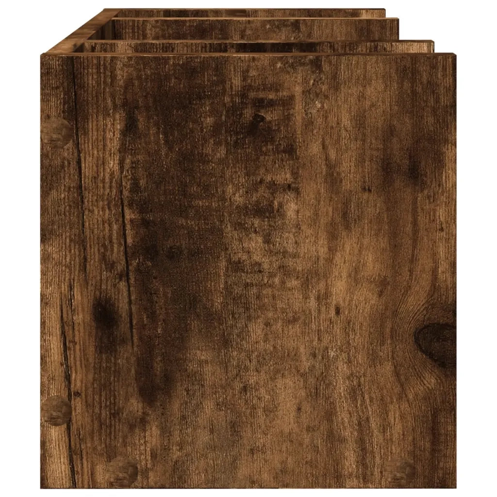 Organizer Scrivania Rovere Fumo 44,5x24x25cm Legno Multistrato CFW5885682