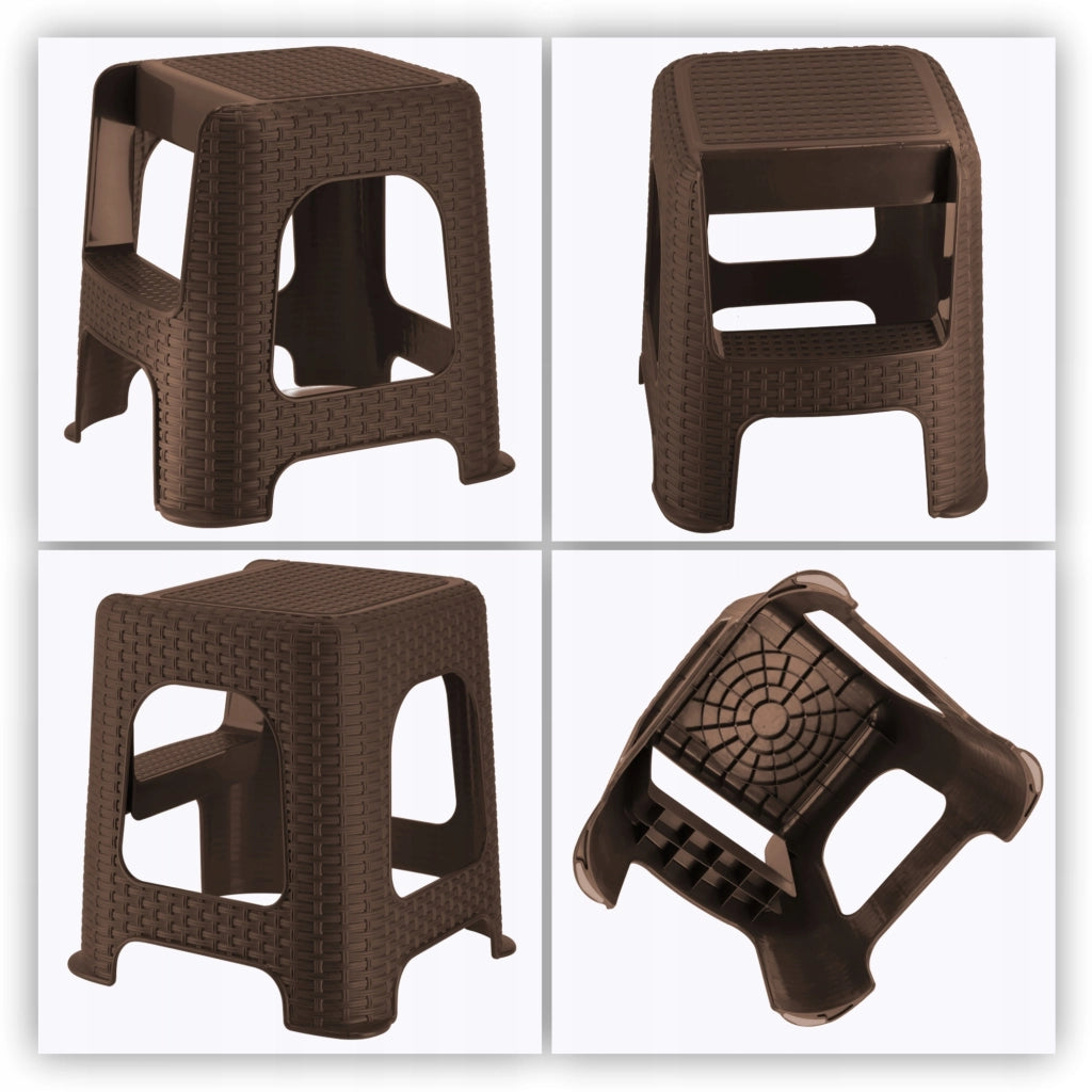 Sgabello da cucina KADAX, robusto, antiscivolo, portata 160 kg.
