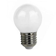 Trade Shop - Lampadina A Led Filamento Opaca 4 W E27 Luce Fredda Calda Naturale Sfera G45ab - -bianco Caldo      -