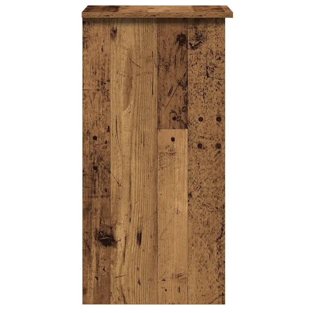 Scrivania | Tavolo da Ufficio Mensole Legno Vecchio 84x40x78 cm Legno Multistrato