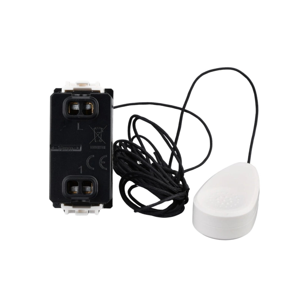 Pulsante Tirante Con Corda 1P 16A 220V MBL Bianco 1M Compatibile Bticino Living Light BLB1101