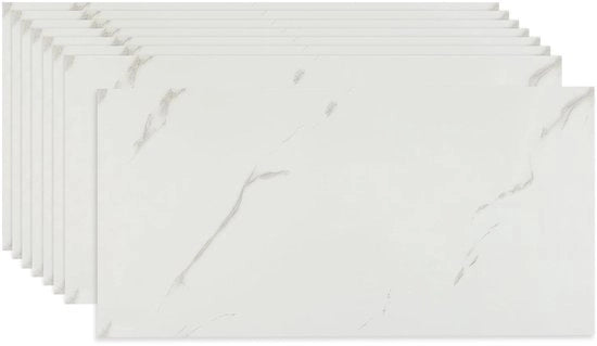 Tegelstickers 30 x 30 cm - 20 pezzi - Autoadesivi - Marmo - Impermeabili - Rimovibili - Per cucina/bagno - Decorazione per parete