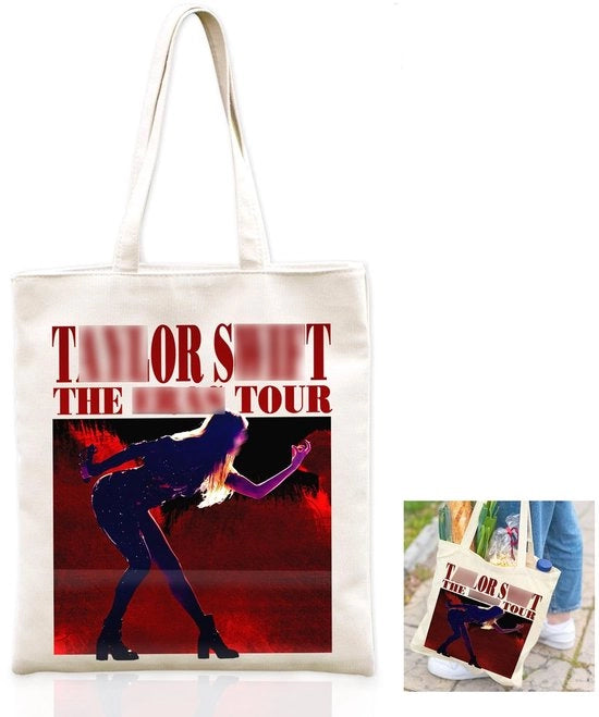 Borsa a Tote in Canapa Reutilizzabile - Ripiegabile - Lavabile - Multicolore - Regalo per Amici - Disegno Carino