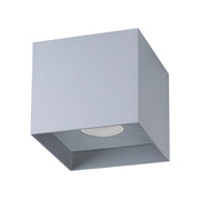 Faretto soffitto quadrato grigio 10cm GU10 10W Pure Lume
