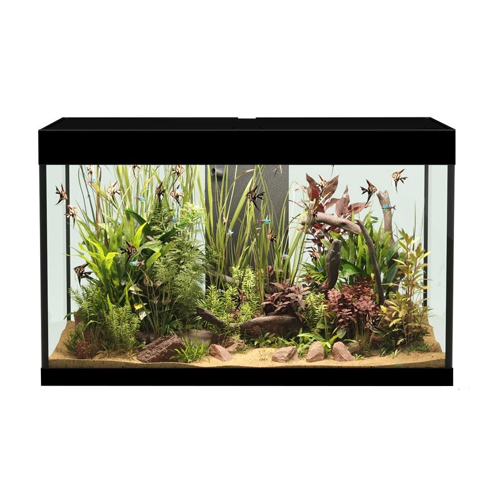 Askoll Opera 150 colore Nero senza supporto - acquario con filtro interno, lampada LED e riscaldatore