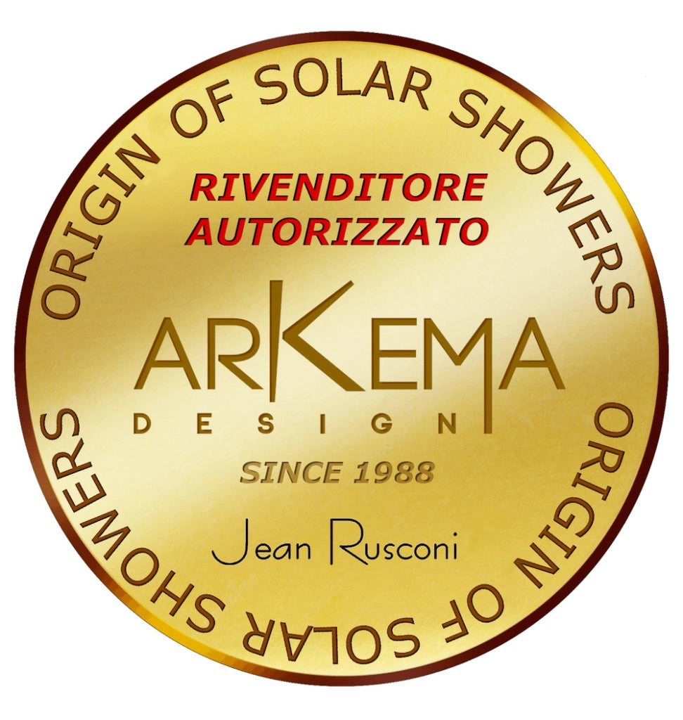 Doccia Solare da Esterno Giardino 26L Miscelatore Arkema New Happy Blu