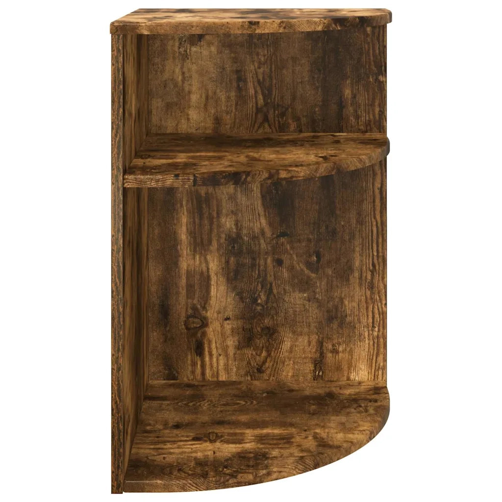 Tavolino Rovere fumé 39,7 x 39,7 x 60 cm Legno multistrato 891135