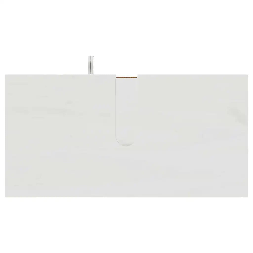 Set di mobili per il bagno 3 pcs Bianco Antico Pino massello 3328544