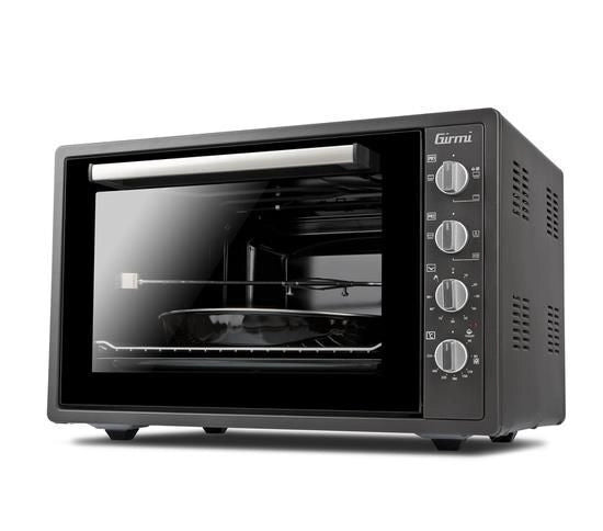 Girmi FE58 Grancotto 58 Forno Elettrico Ventilato 58 L 1800 W Girarrosto Termostato 40 300°C Timer 90 min colore Grigio