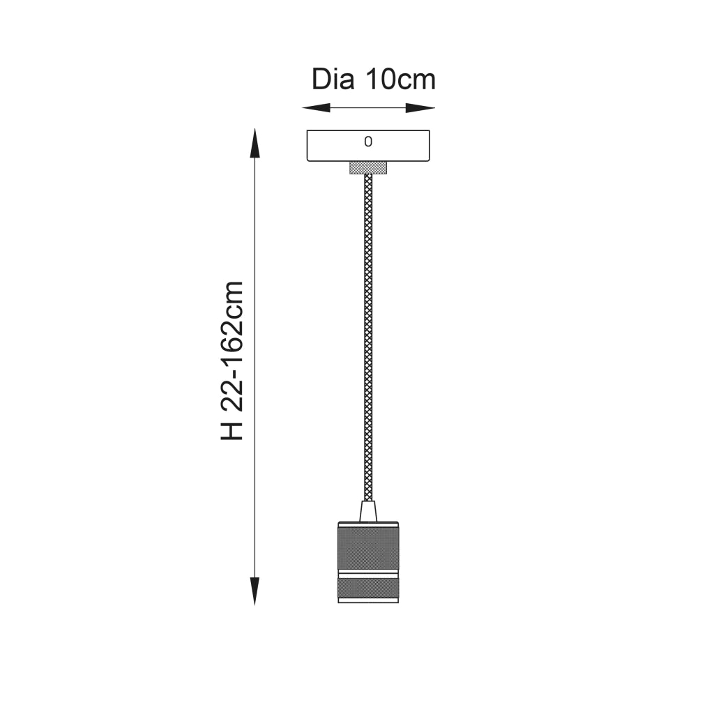 Lampada a sospensione loft ottone anticato E27 Endon