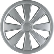 Borchie Set copricerchi auto grigio imola 15'' 4 pezzi in ABS