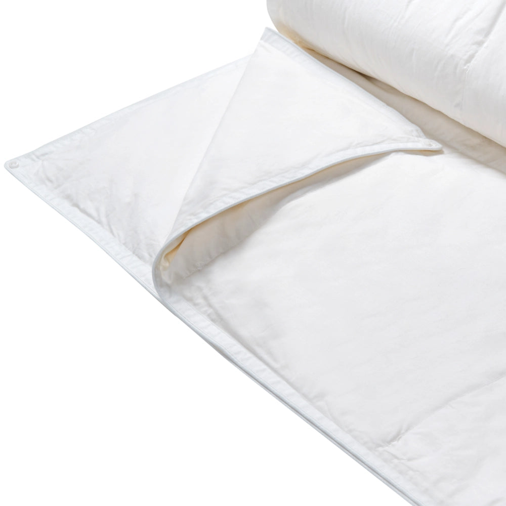 Piumino Japara Imbottitura in piuma d'anatra 150 x 200 cm Due strati per tutte le stagioni Matrimoniale