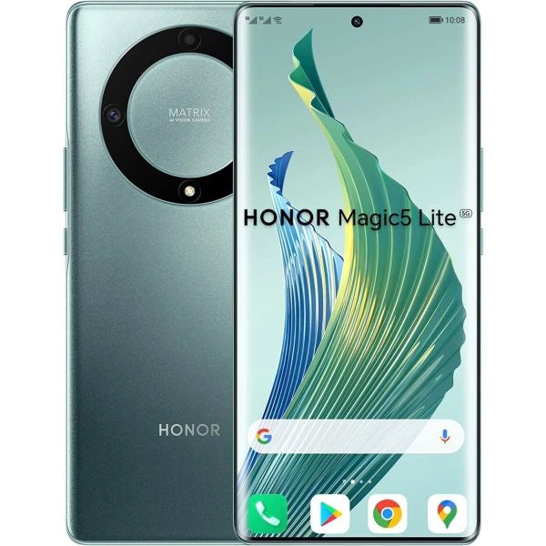 Honor magic5 lite 16,9 cm (6.67") doppia sim android 12 5g usb tipo-c 6 gb 128 gb 5100 mah verde - 6936520818020
