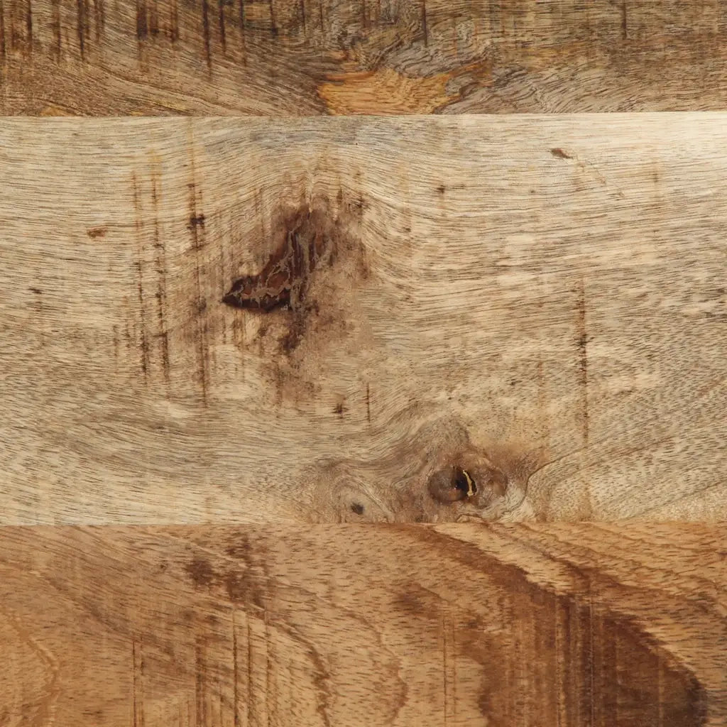 Panca 60x35x45 cm in Legno Massello di Mango Grezzo 4015977