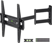 Sostegno TV per parete girevole per schermi da 26 a 55 pollici fino a 36 kg, sostegno TV per parete massimo VESA 400x400 mm, sostegno TV per parete inclinabile e estensibile, XMM020