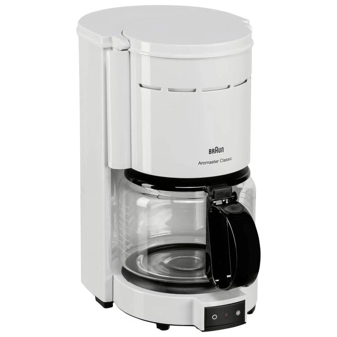 Braun KF47 WHITE Aromaster Macchina da caffe' a filtro 10 tazze 1000 W protezione antigoccia colore Bianco