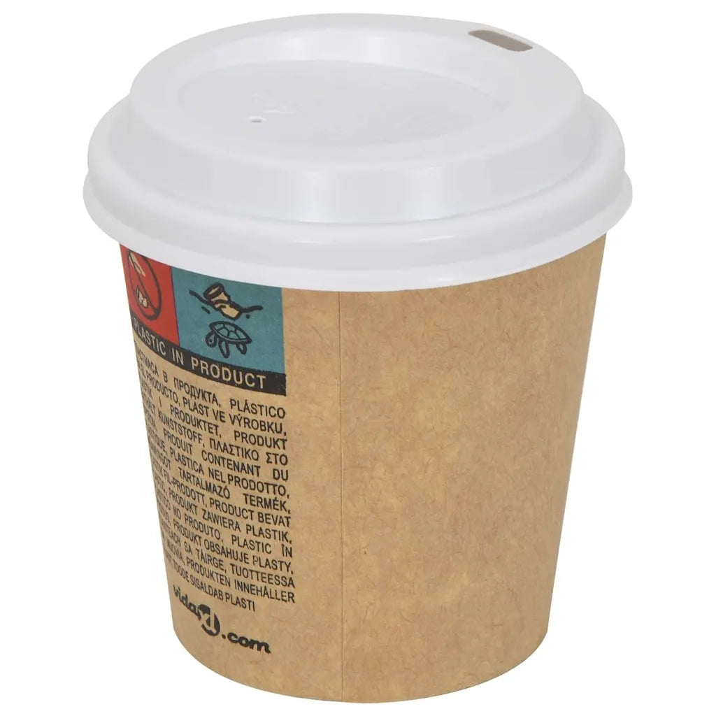 Coperchi Tazze da Caffè Carta Ø60mm 4oz 1000 pz Plastica Bianca 4102802