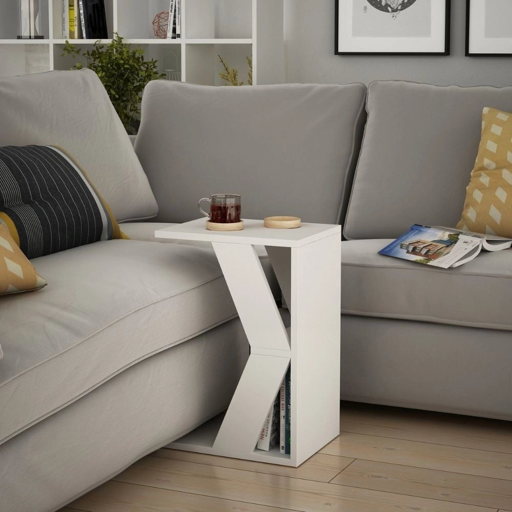 Tavolino porta computer bianco 30x40x57