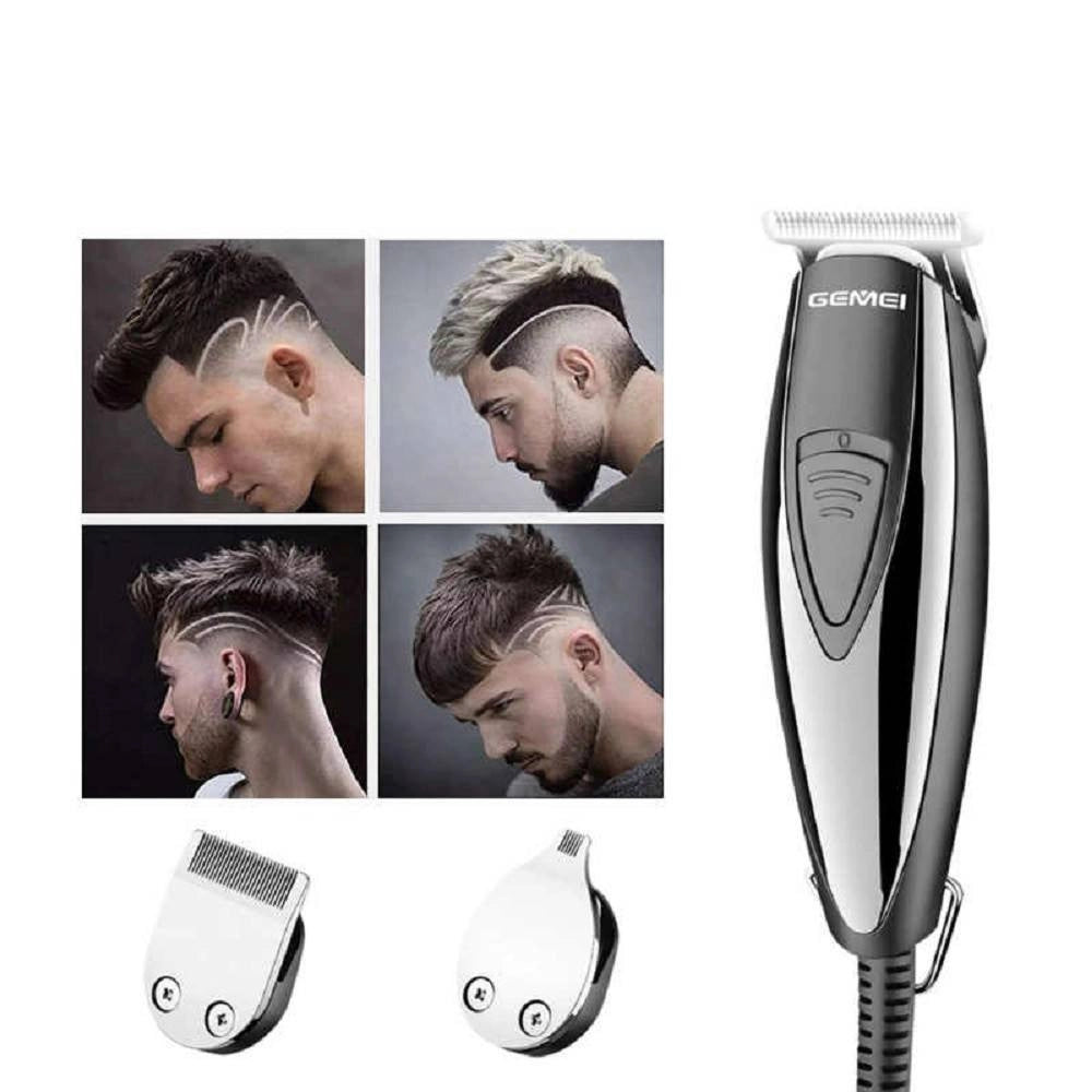 Trade Shop - Trimmer Tagliacapelli Barba Rasoio 3in1 Professionale Elettrico Con Filo Gm-830 -