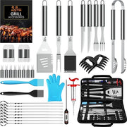 Set di accessori per barbecue - accessori per barbecue di lusso - set di accessori per barbecue - duraturo - acciaio inossidabile