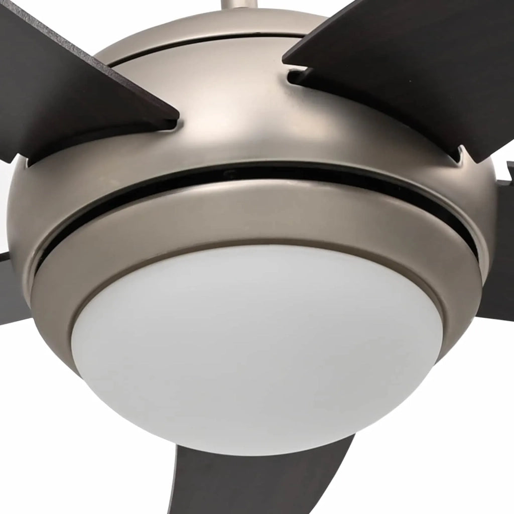 Ventilatore da soffitto con luce e telecomando Ø 110 cm 42035653