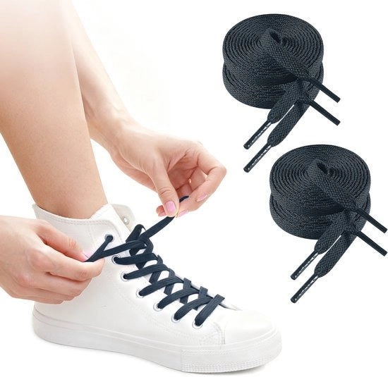 Viti per sneaker in poliestere 50 cm - 8 mm - 4 viti - viti per sneaker - viti sportive di alta qualità - parti di ricambio per viti sportive - viti per scarpe da sport e casual in canvas bianco