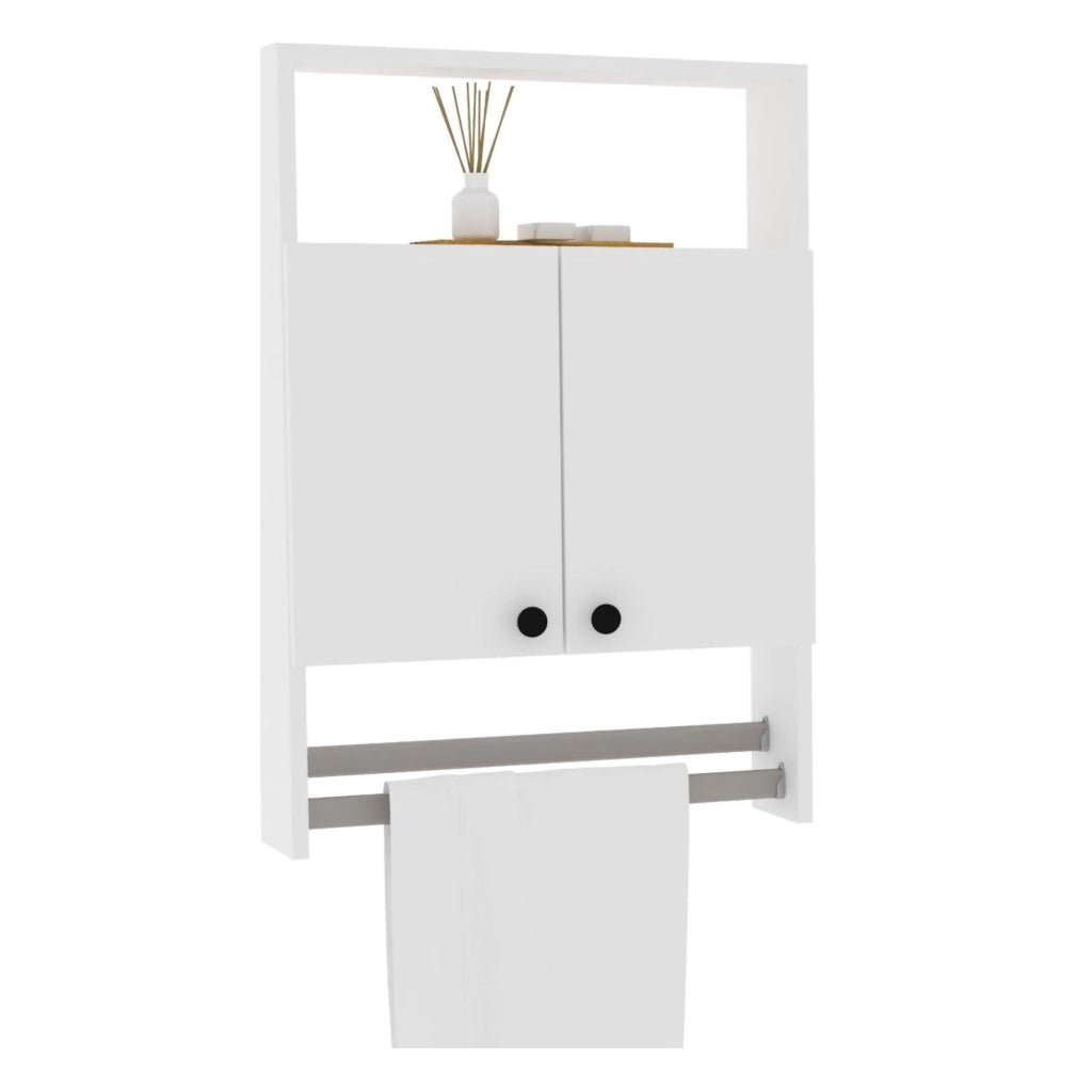 Tanagro, Mobile Pensile 2 Ripiani, 60x87h cm Bianco