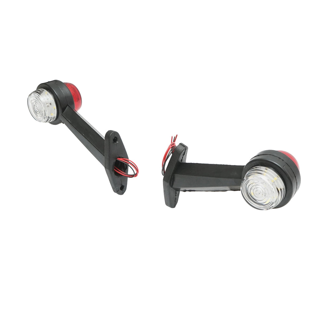 Set di luci di posizione laterali a LED 12/24V, rosso-bianco Breckner Germany