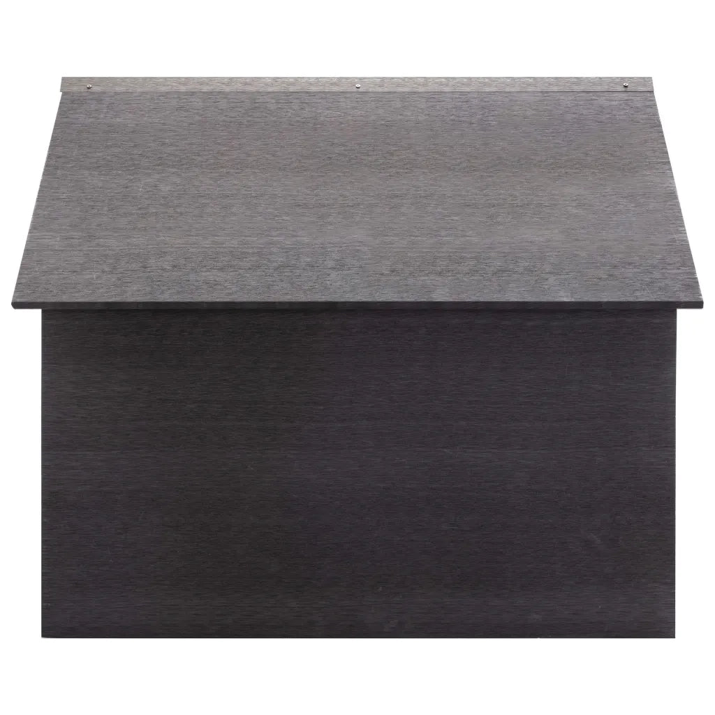 Casetta per Rimessaggio Rasaerba Grigio 80x80x70 cm in WPC 149036