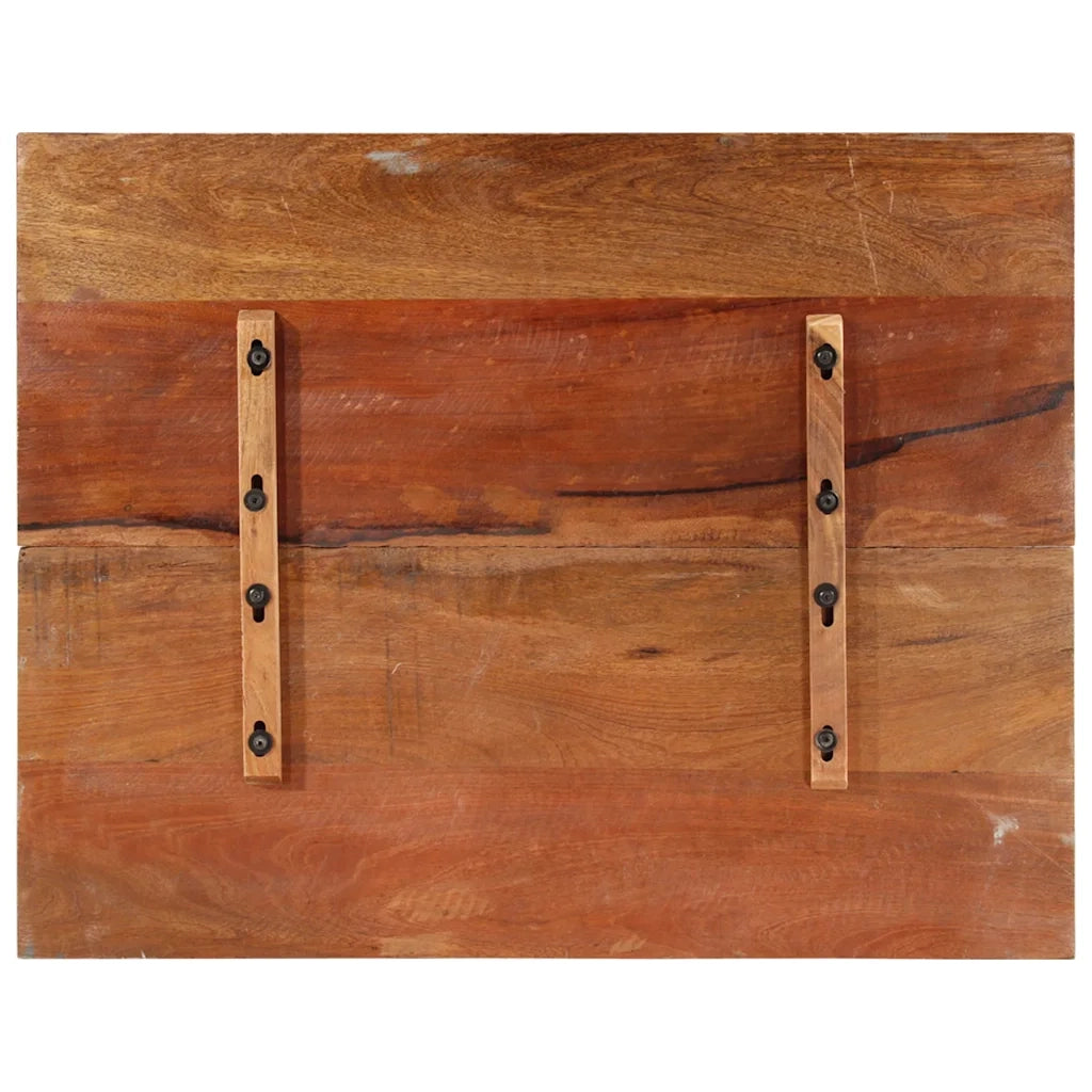 Piano Tavolo Rettangolare 70x90 cm 25-27 mm Legno di Recupero cod mxl 57572