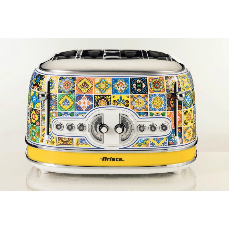 Tostapane Positano 1630W - 4 fette - 6 livelli di doratura - Espulsione automatica