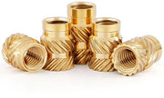 Inserti a filo Allecto Plus - 100 pezzi - M2 x 2 x 3 - C3640 - Muffole metriche - Viti Knel - Componenti in plastica - Materiali di fissaggio