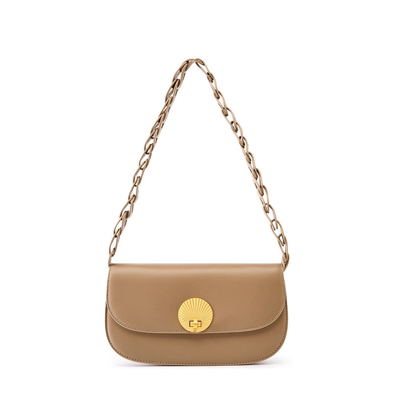 Borse da donna in vera pelle, borsa a tracolla, borsa tote color crema