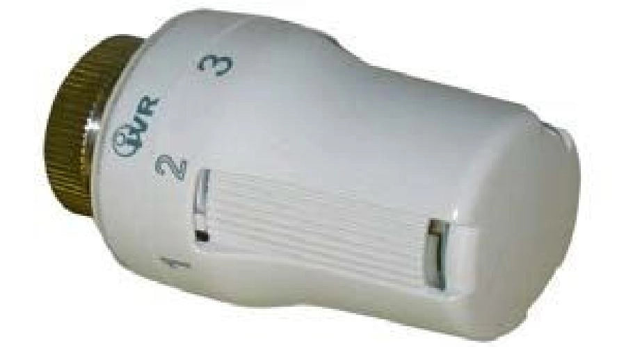 3 Pezzi TESTA TERMOSTATICA A LIQUIDO BIANCO attacco M30X1,5  IVR 597 per Caloriferi e Termosifoni