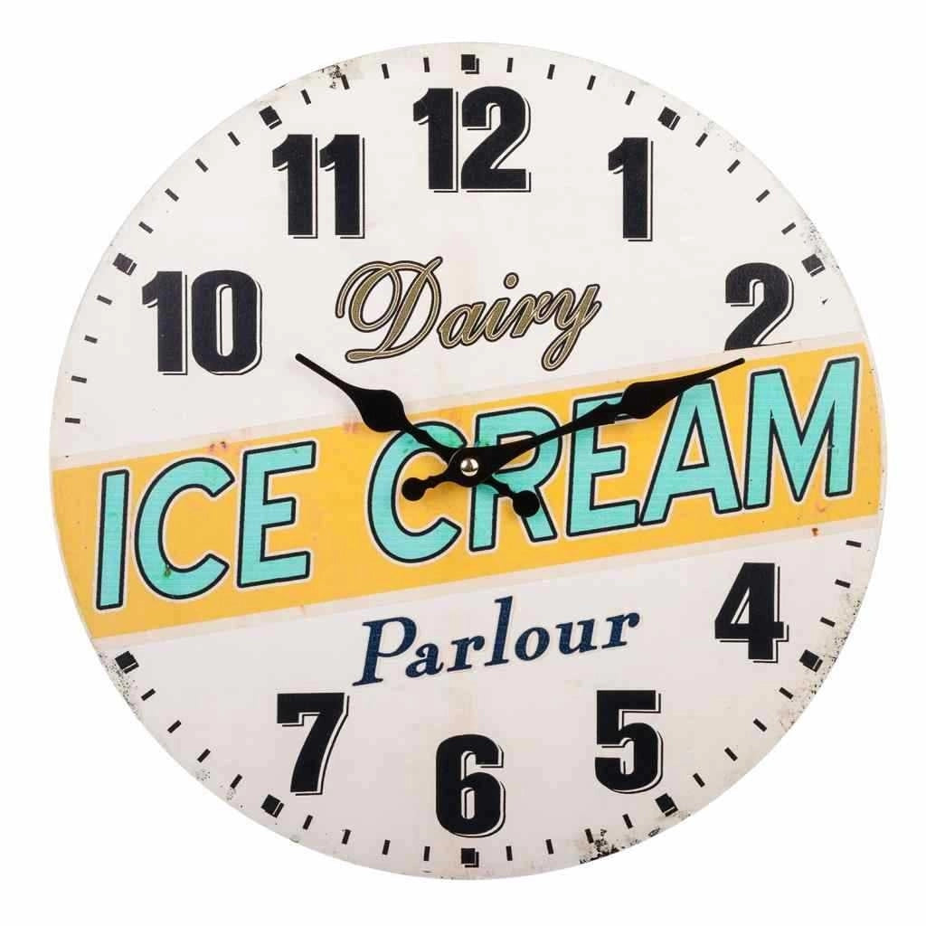 Orologio da parete bianco 34x34x3,8h