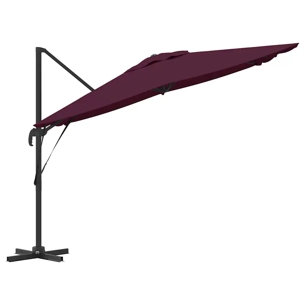 Parasol Roma Rosso 286 x 284 x 265 cm Alluminio e Poliestere 42003341