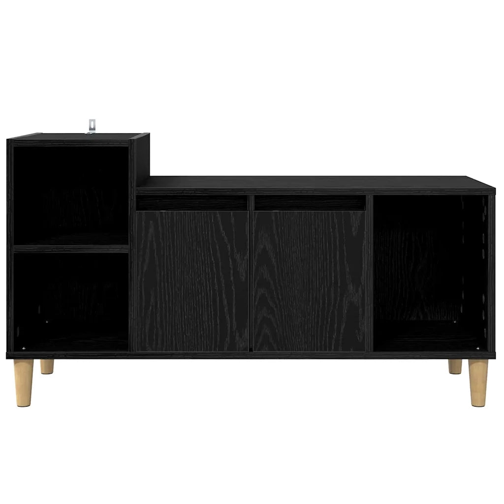 Mobile TV Rovere Nero 100 x 35 x 55 cm Legno multistrato 881023