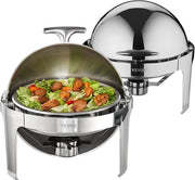Servizio per buffet - Set di 2 x 5,5L - RVS - Incluso contenitore termico e manico - Ideale per ristoranti e catering