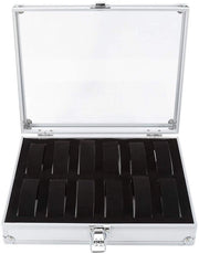 Cassetti orologio in alluminio, cassetti multifunzionali per orologio e accessori, cassetti orologio, per uomo donna (12 pezzi)