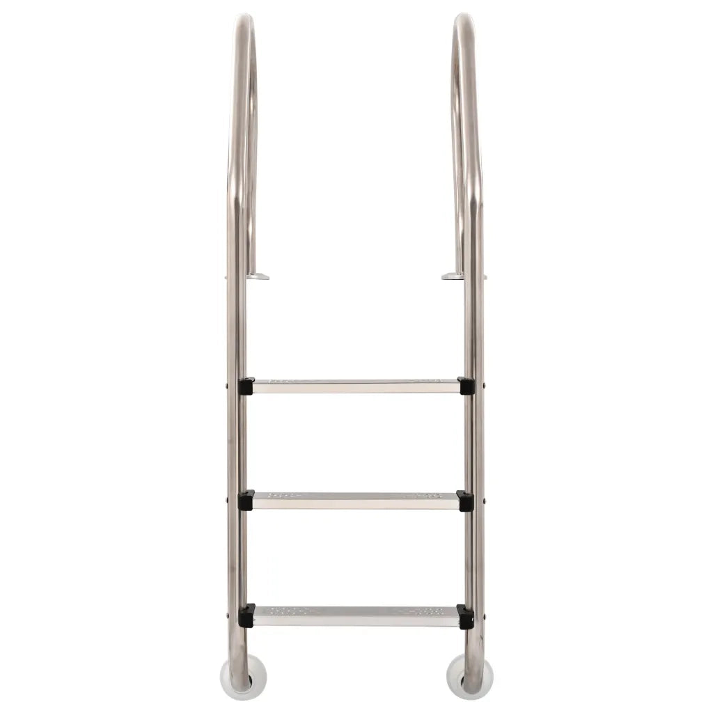 Scaletta per Piscina 3 Gradini in Acciaio Inox 304 120 cm cod mxl 40713