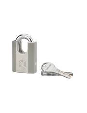 Lucchetto OCTO-P 50 mm con arco alto in acciaio, per esterno, 3 chiavi – THIRARD