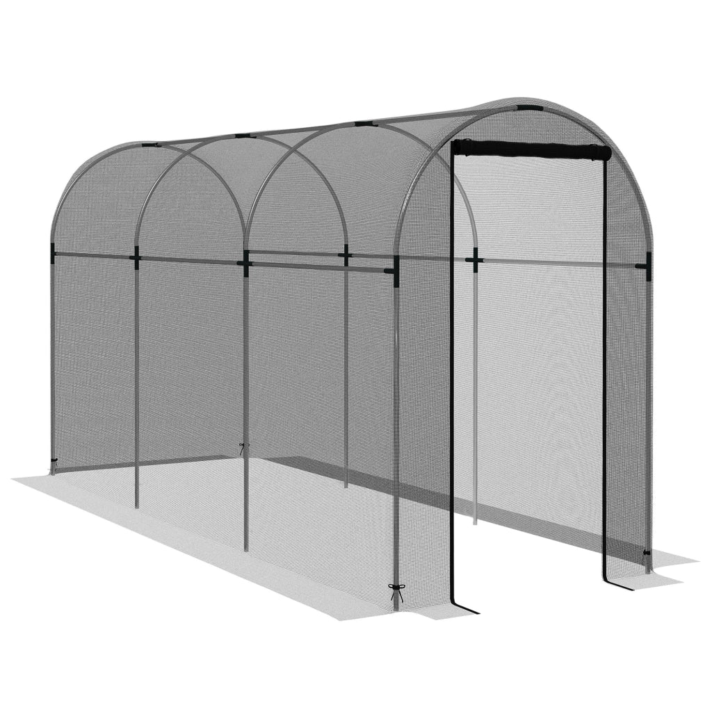 Rete per Protezione Piante ¨C zephmum ¨C Nero 120x360x188 cm
