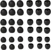 Set di accessori per cuffie in-ear per un comfort ottimale - nero, 36 pezzi - adatto per diametro interno da 45 mm a 6 mm