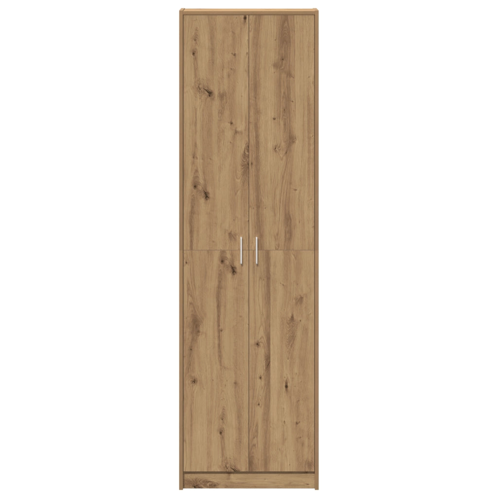 Armadio in rovere artigianale 55x25x189 cm Legno ingegnerizzato