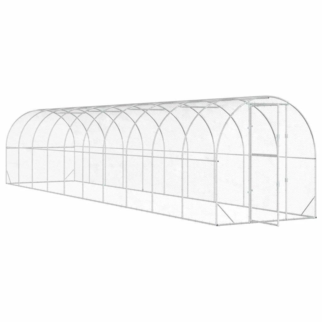 Pollaio Argento 1000 x 200 x 200 cm Acciaio zincato 3434679