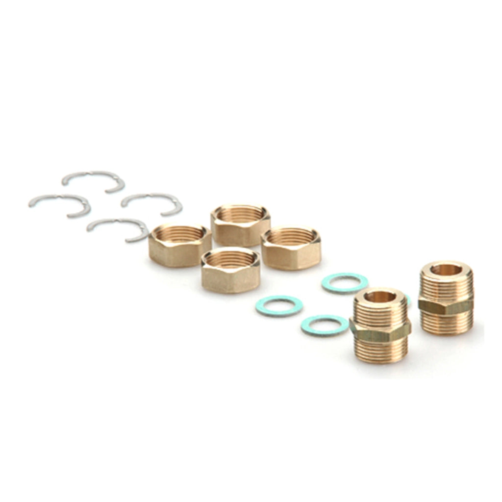 SET COLLEGAMENTO TUBI ACCIAIO CORRUGATO PER TWIN SOLAR- DN 16  - 3/4- TIEMM- pezzi 1