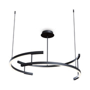 Lampada sospesa LED Maytoni Line Ø83 nero 4000K 52W