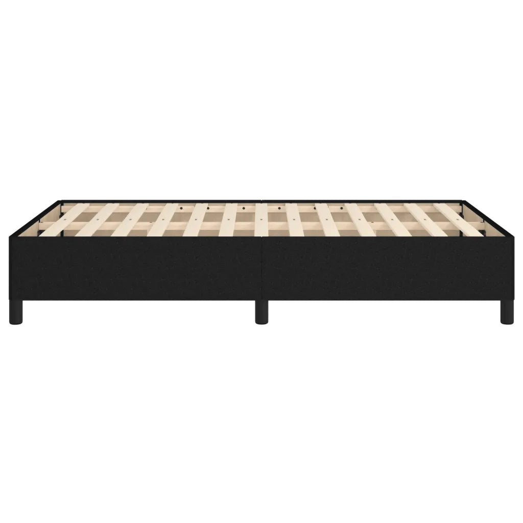 Giroletto senza Materasso-Struttura Letto Nero 120x200 cm Tessuto 254002