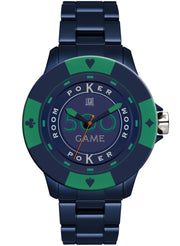 LIGHT TIME Mod. POKER - Blue / Green